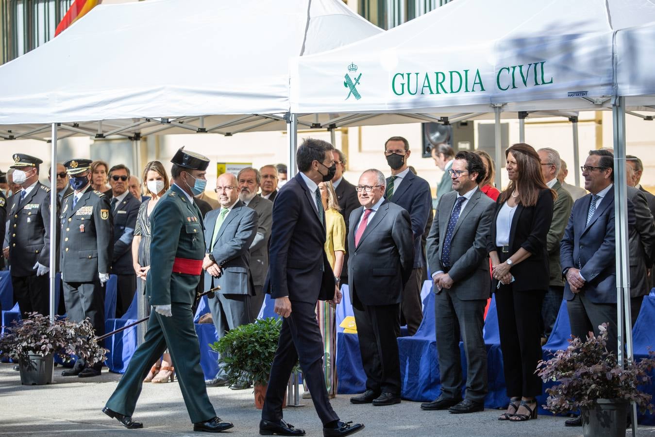 Celebración del aniversario de la Guardia Civil en el cuartel de Eritaña. VANESSA GÓMEZ