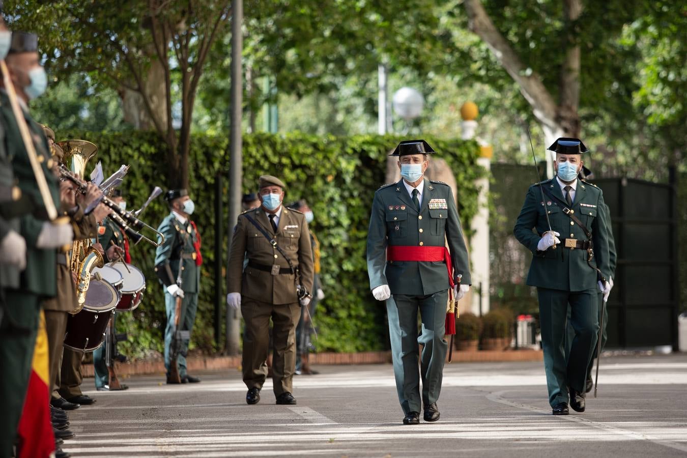 Celebración del aniversario de la Guardia Civil en el cuartel de Eritaña. VANESSA GÓMEZ