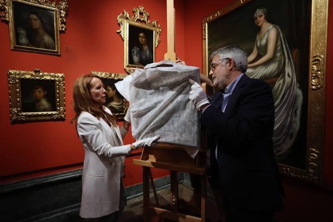 La presentación del retrato de Rafael Romero Pellicer en Córdoba, en imágenes