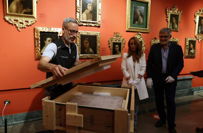 La presentación del retrato de Rafael Romero Pellicer en Córdoba, en imágenes