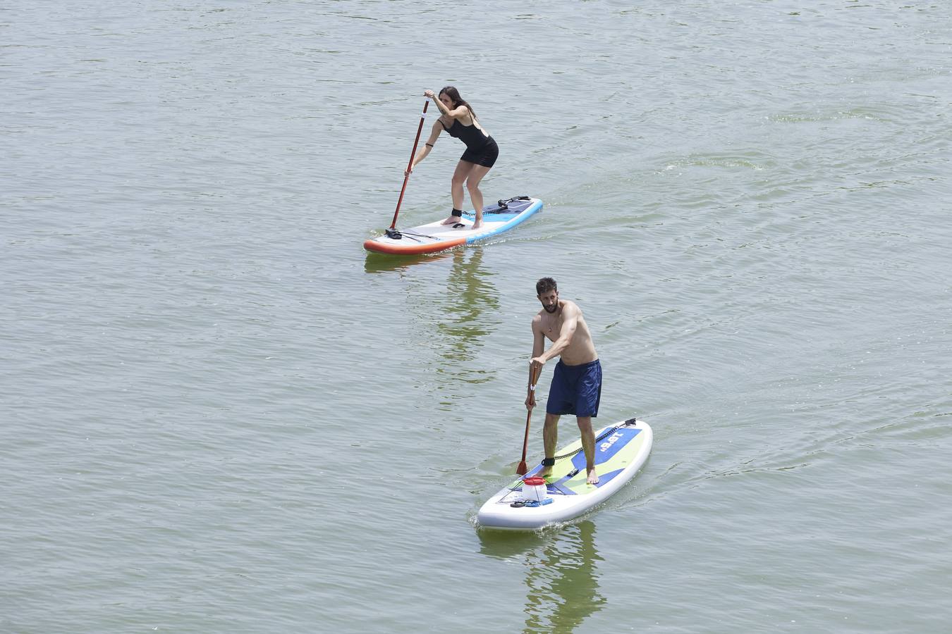 Sevilla alcanza temperaturas de pleno verano en mayo, en imágenes