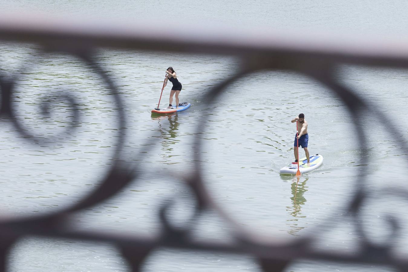 Sevilla alcanza temperaturas de pleno verano en mayo, en imágenes