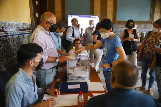 Las elecciones a rector en la Universidad de Córdoba, en imágenes