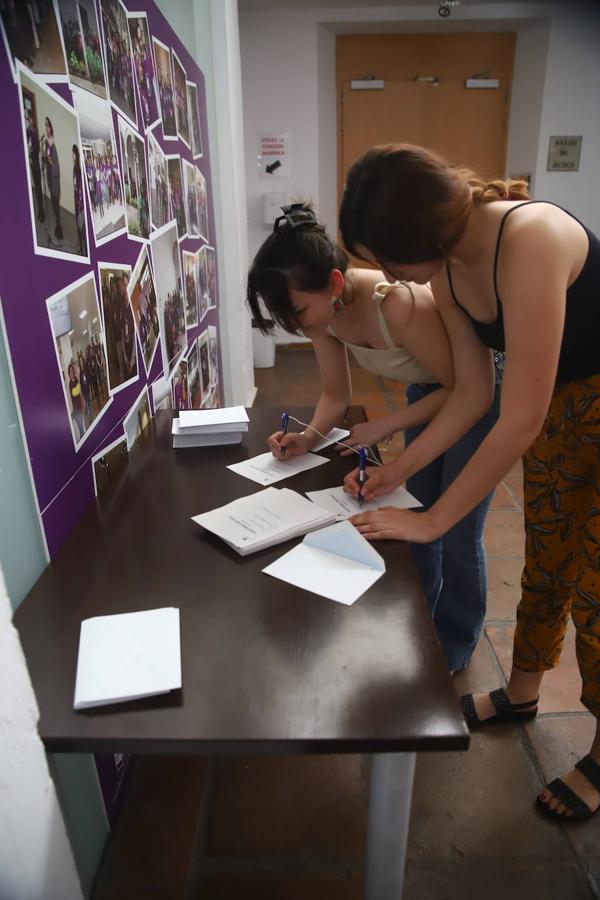 Las elecciones a rector en la Universidad de Córdoba, en imágenes