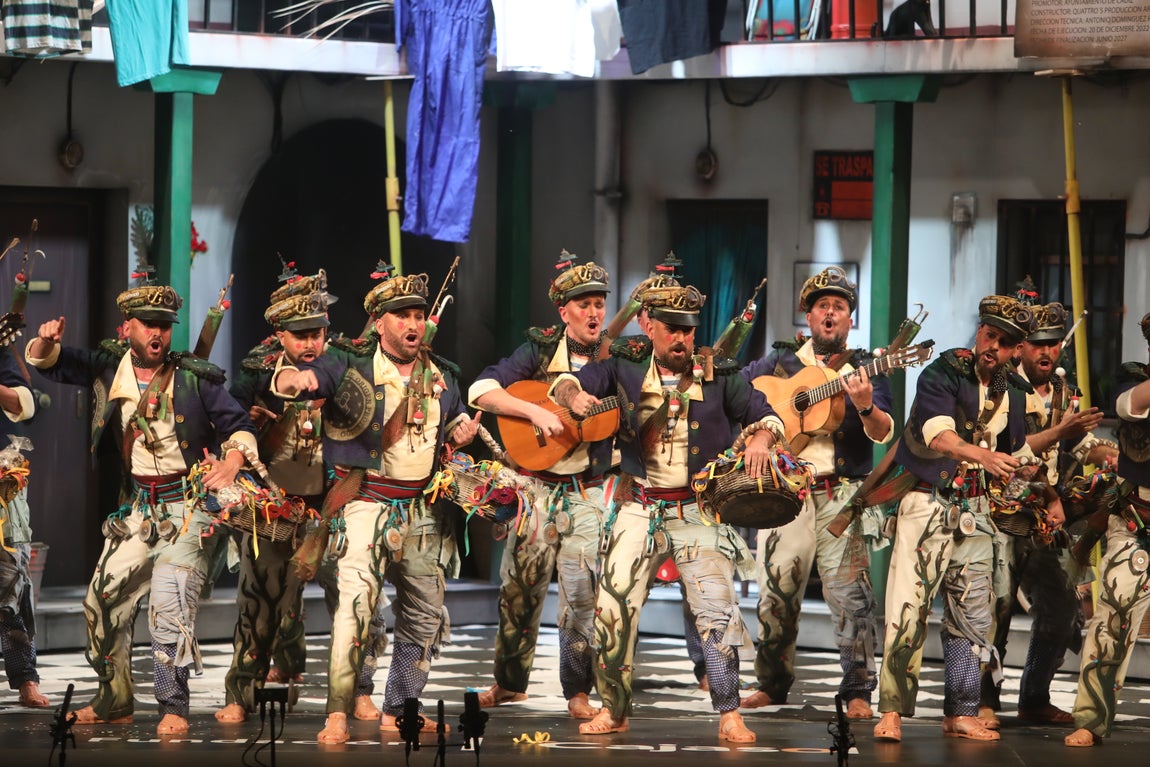 Fotos: Comparsa &#039;Los originales&#039; en el COAC 2022. Carnaval de Cádiz