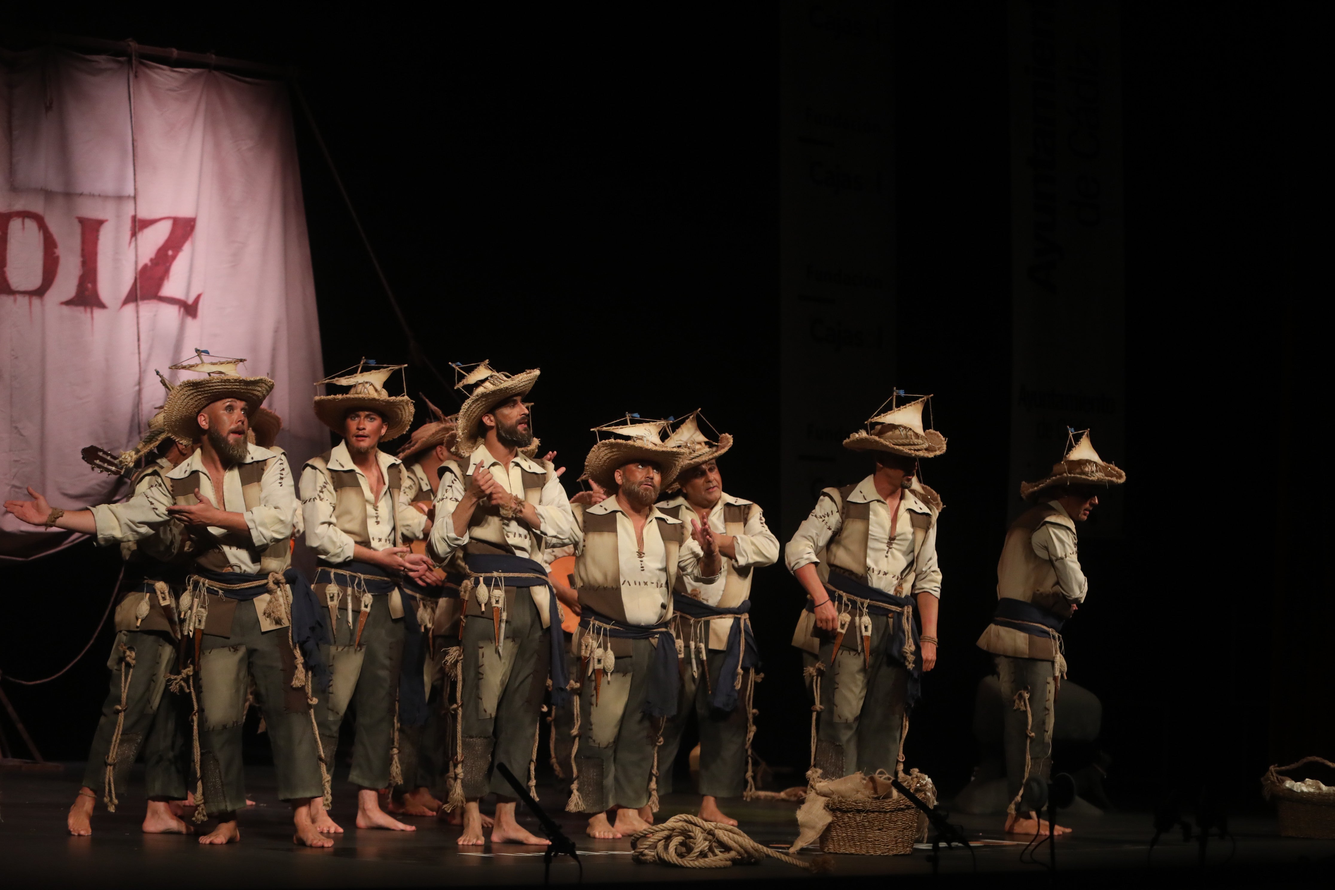 Fotos: Comparsa &#039;Los veleros&#039; en el COAC 2022. Carnaval de Cádiz