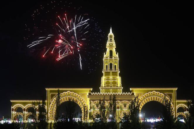 El encendido del alumbrado de la Feria de Córdoba 2022, en imágenes