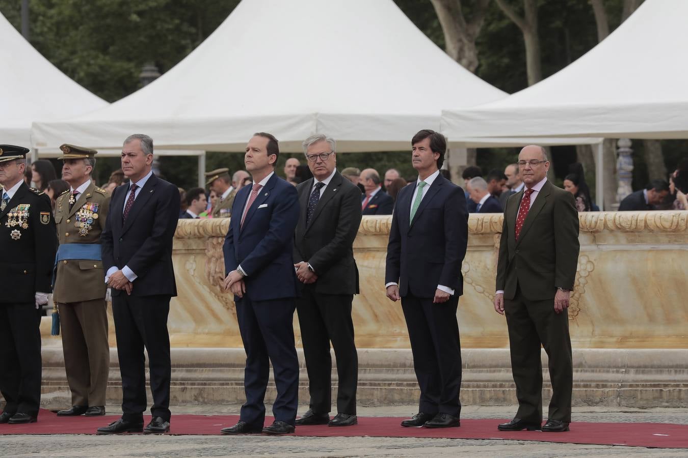 En imágenes, jura de bandera en la Plaza España