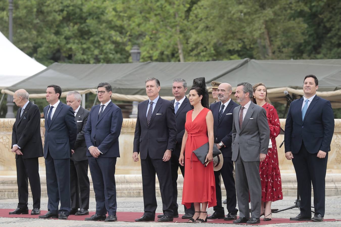 En imágenes, jura de bandera en la Plaza España