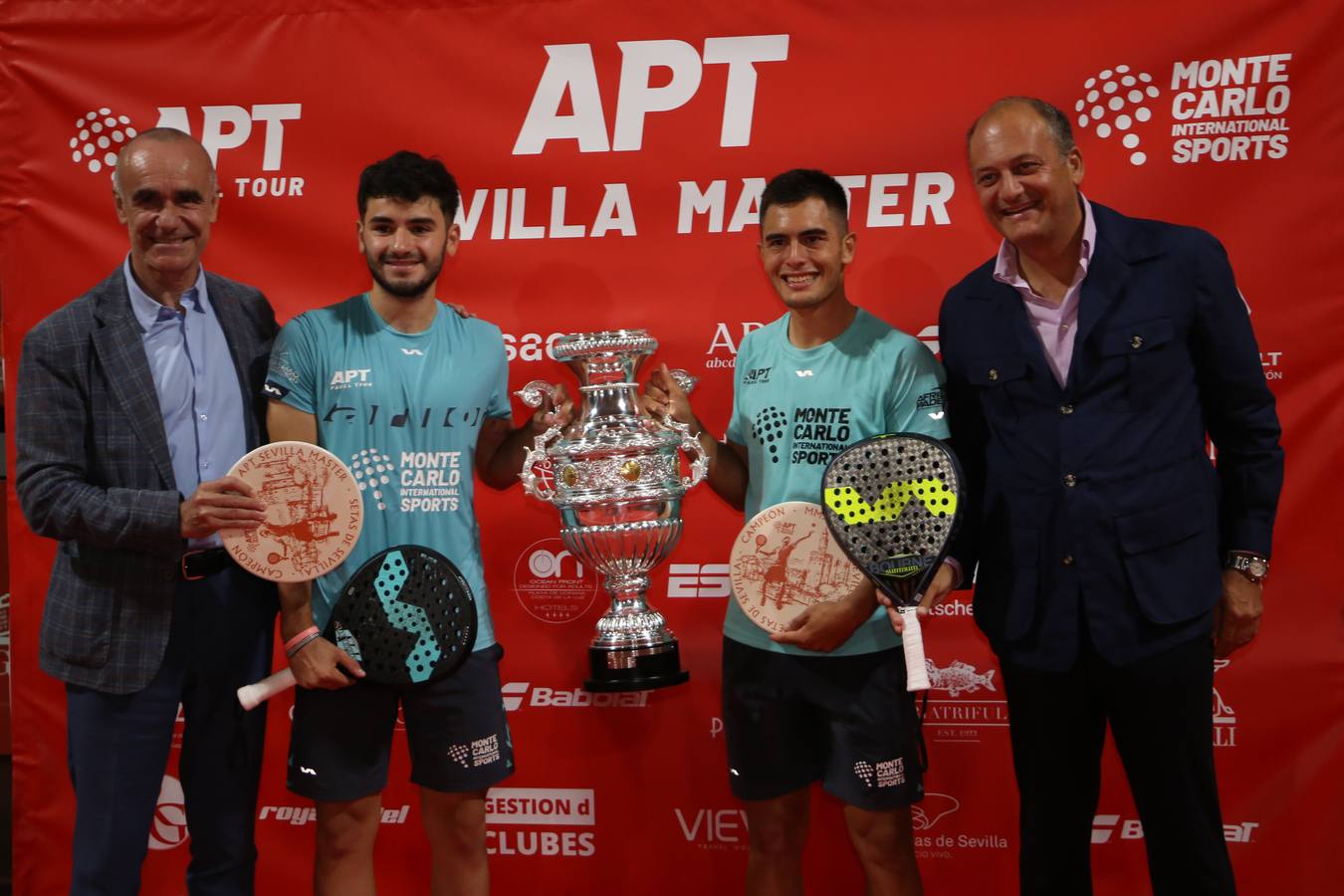 Dal Bianco-Arce conquistan la final masculina del Global APT Sevilla Master 2022, en imágenes