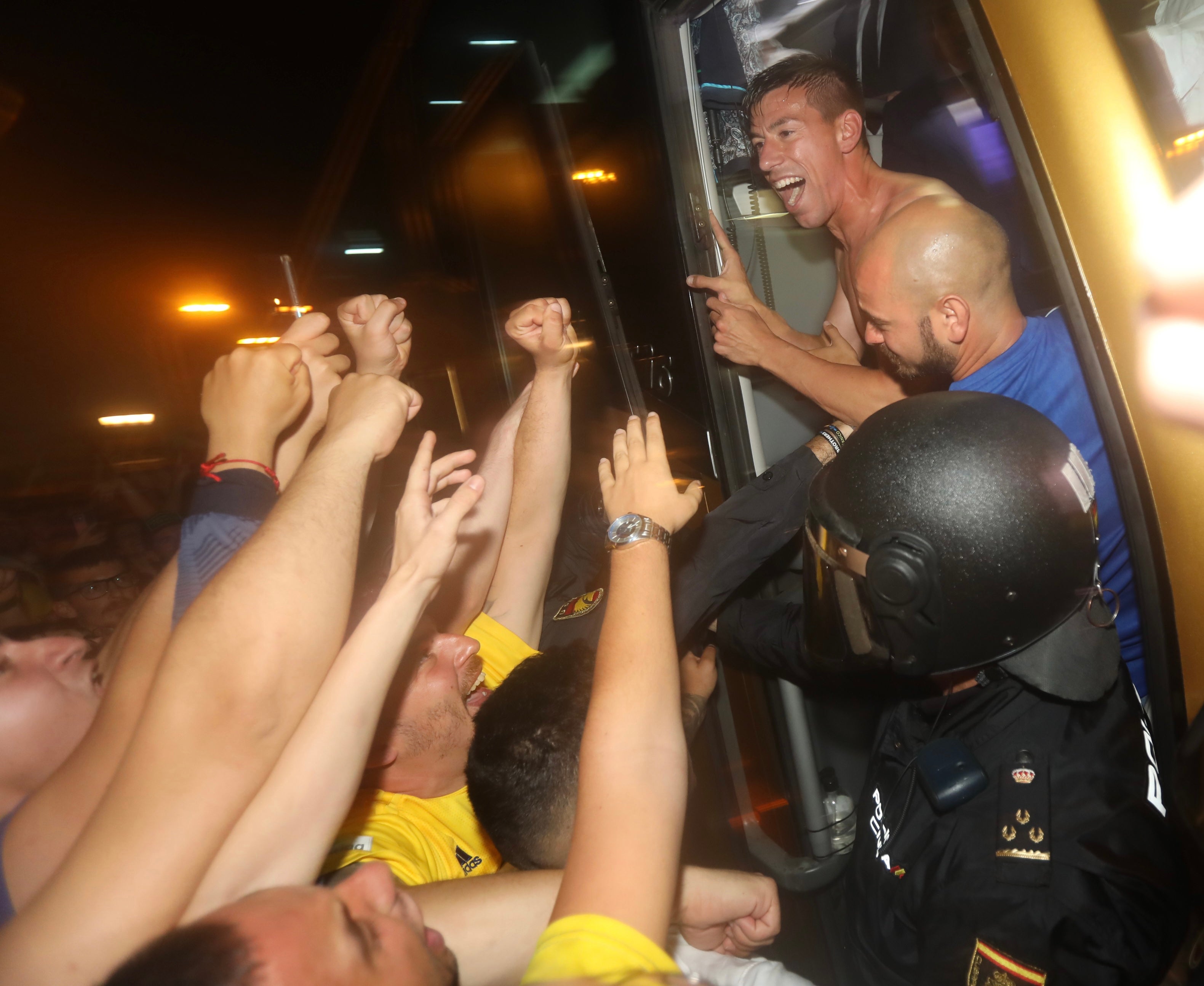 La celebración del Cádiz CF con su afición en imágenes