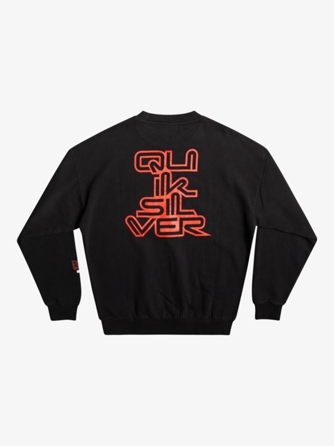 Quicksilver - Prendas inspiradas en Stranger Things. Sudadera negra unisex de la colección cápsula de Stranger Things para Quicksilver. Precio: 59,99 €.