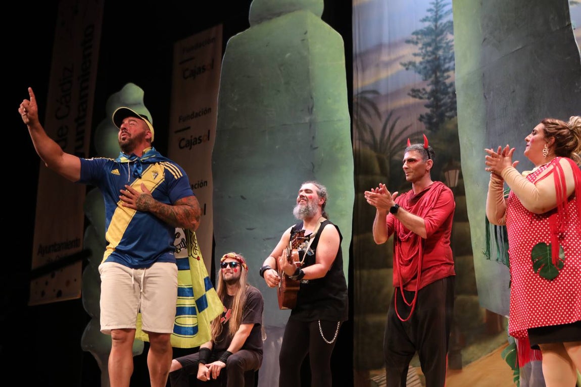 Fotos: Cuarteto &#039;Al Edén que le den&#039; en el COAC 2022. Carnaval de Cádiz