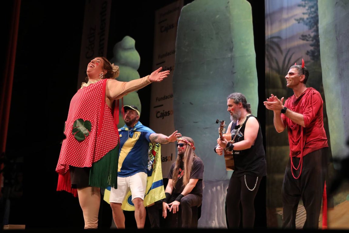 Fotos: Cuarteto &#039;Al Edén que le den&#039; en el COAC 2022. Carnaval de Cádiz