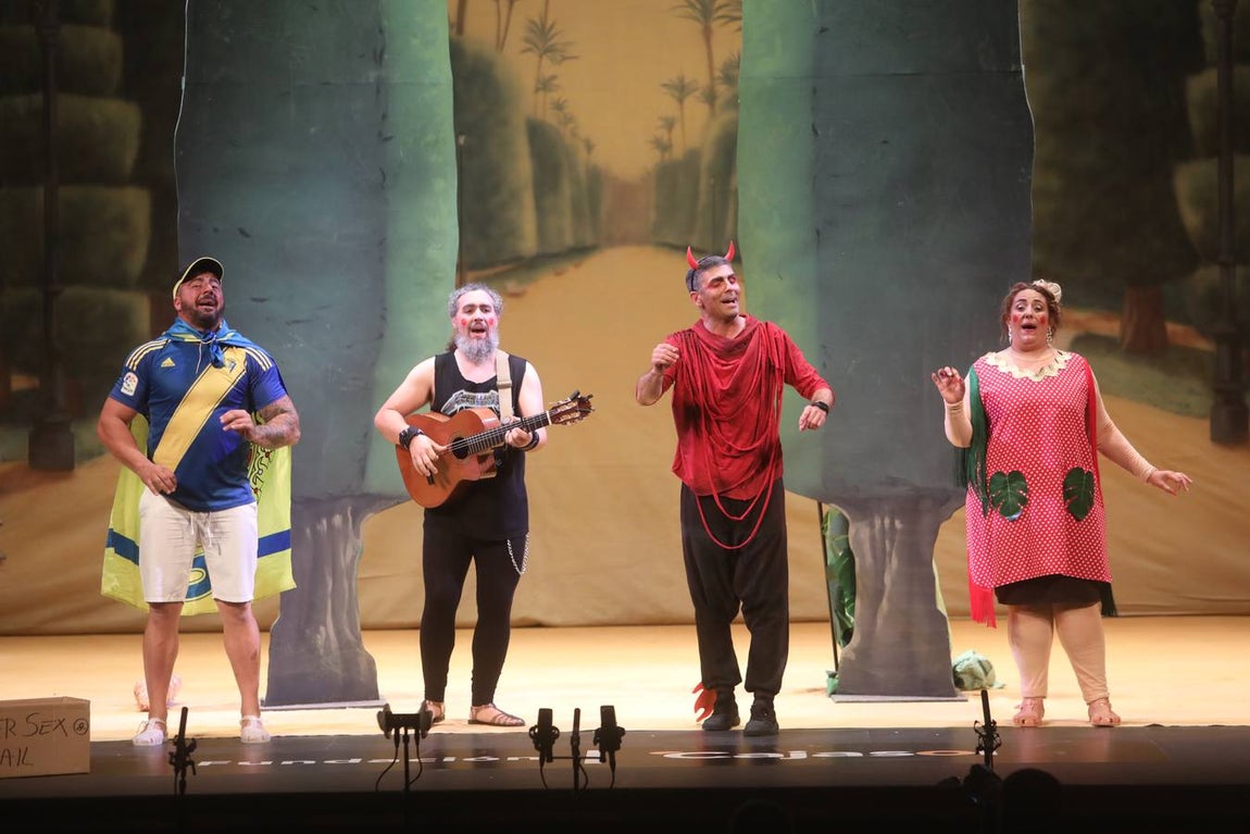 Fotos: Cuarteto &#039;Al Edén que le den&#039; en el COAC 2022. Carnaval de Cádiz
