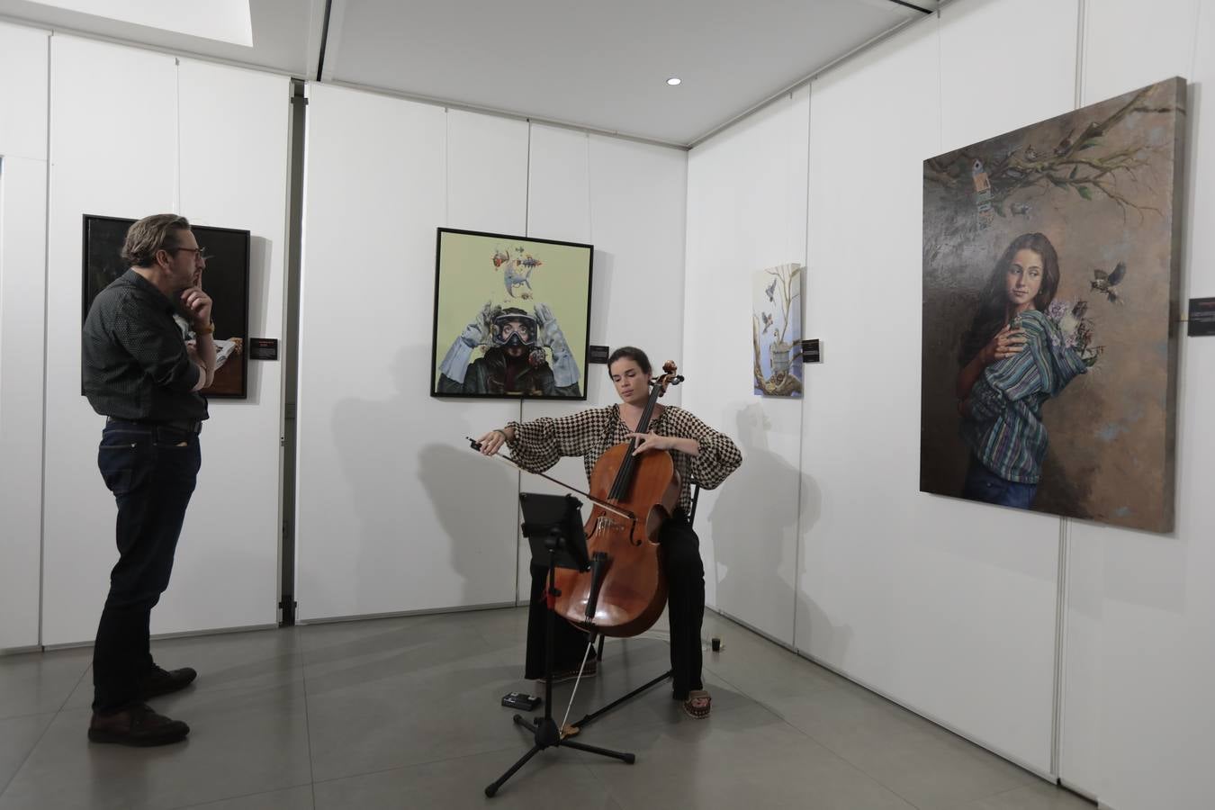 Inauguración de la exposición &#039;Estructura Natural&#039; de Manuel Luna, en imágenes