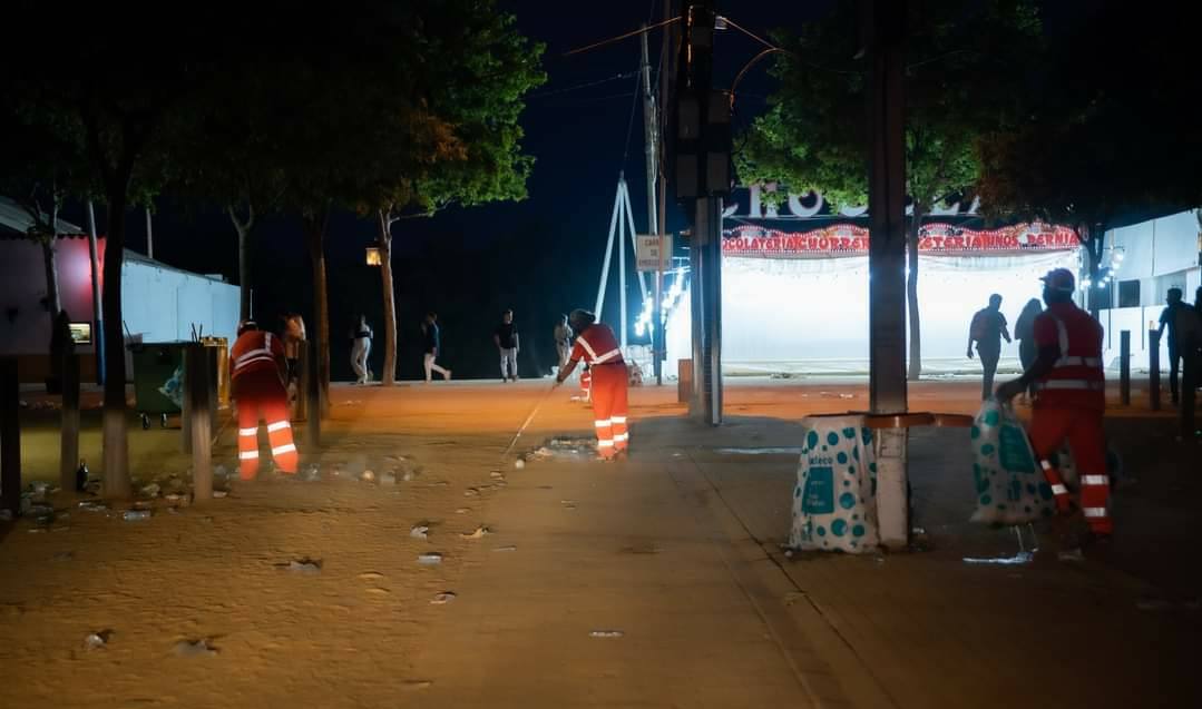 Feria de Córdoba 2022 | El trabajo de limpieza de Sadeco, en imágenes
