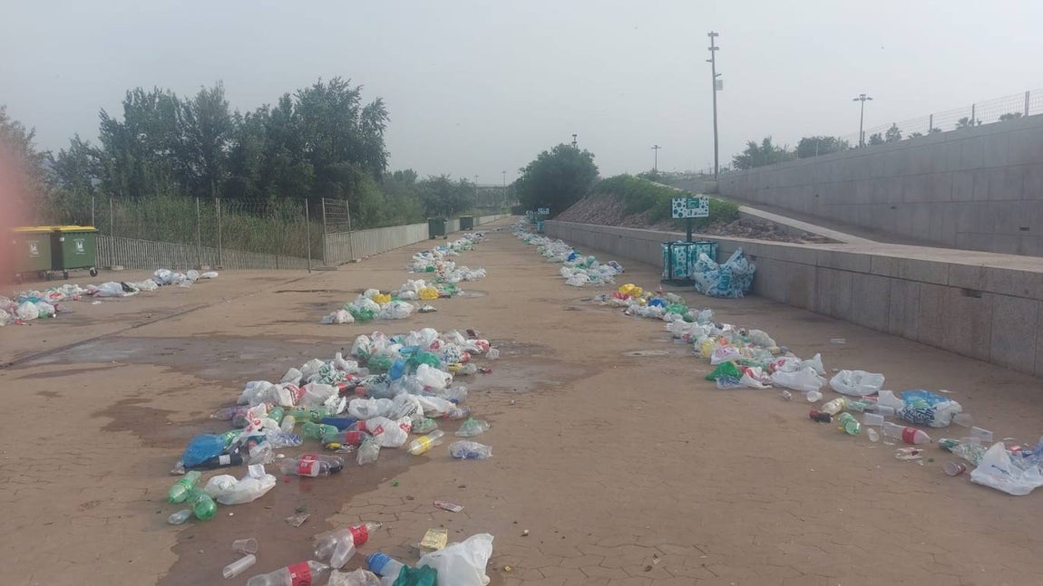 Feria de Córdoba 2022 | El trabajo de limpieza de Sadeco, en imágenes