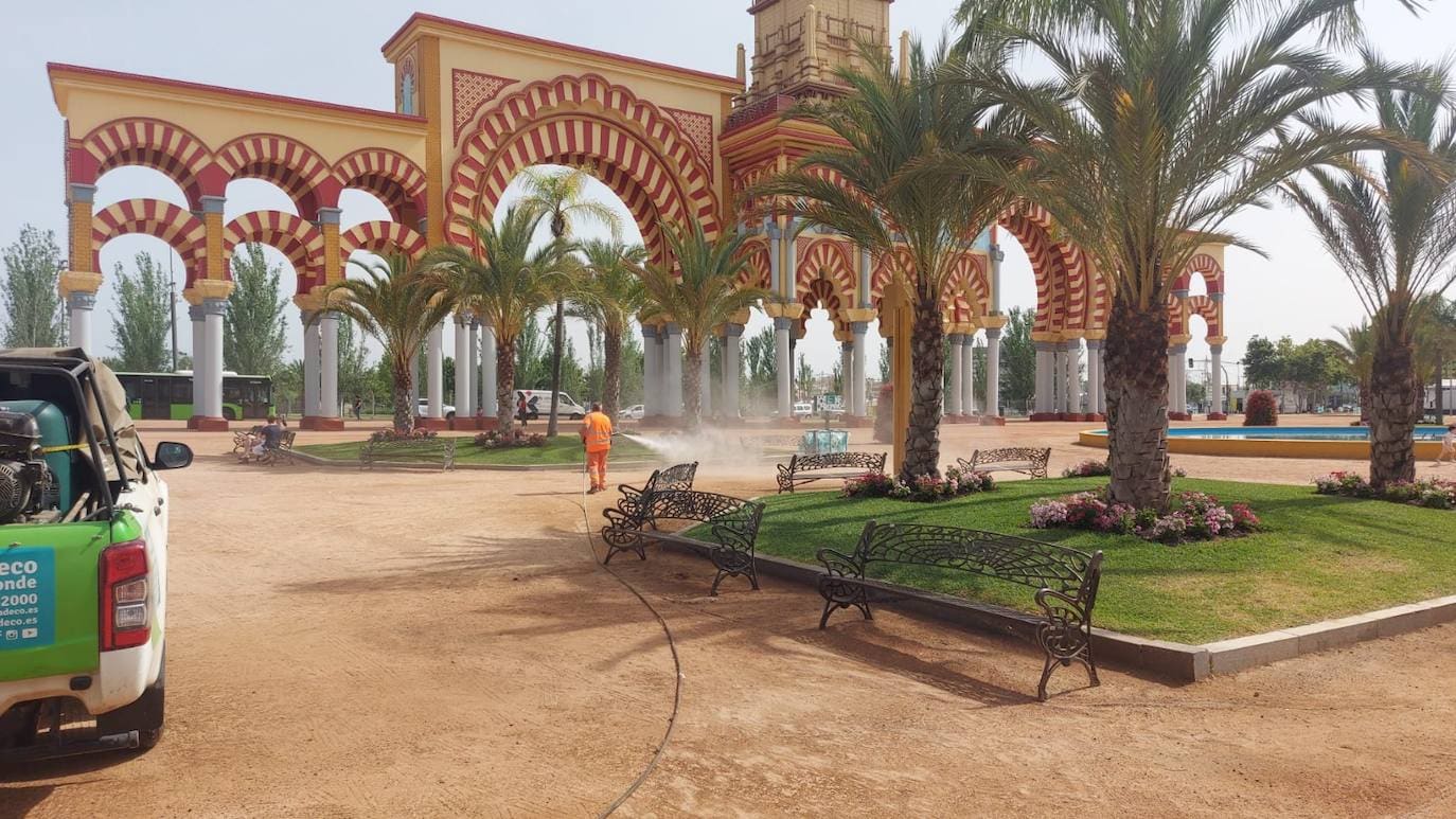 Feria de Córdoba 2022 | El trabajo de limpieza de Sadeco, en imágenes