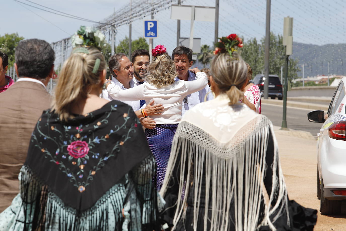 La visita del vicepresidente de la Junta, Juan Marín, a la Feria de Córdoba, en imágenes