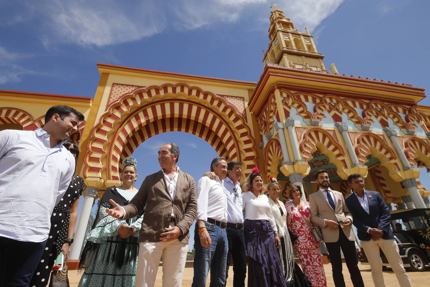 La visita del vicepresidente de la Junta, Juan Marín, a la Feria de Córdoba, en imágenes