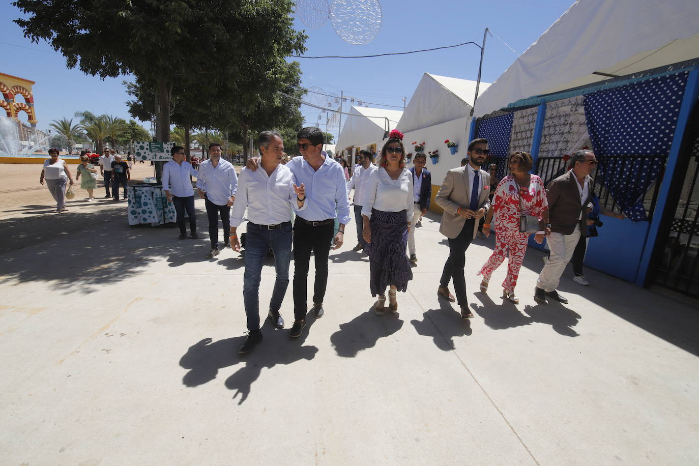 La visita del vicepresidente de la Junta, Juan Marín, a la Feria de Córdoba, en imágenes