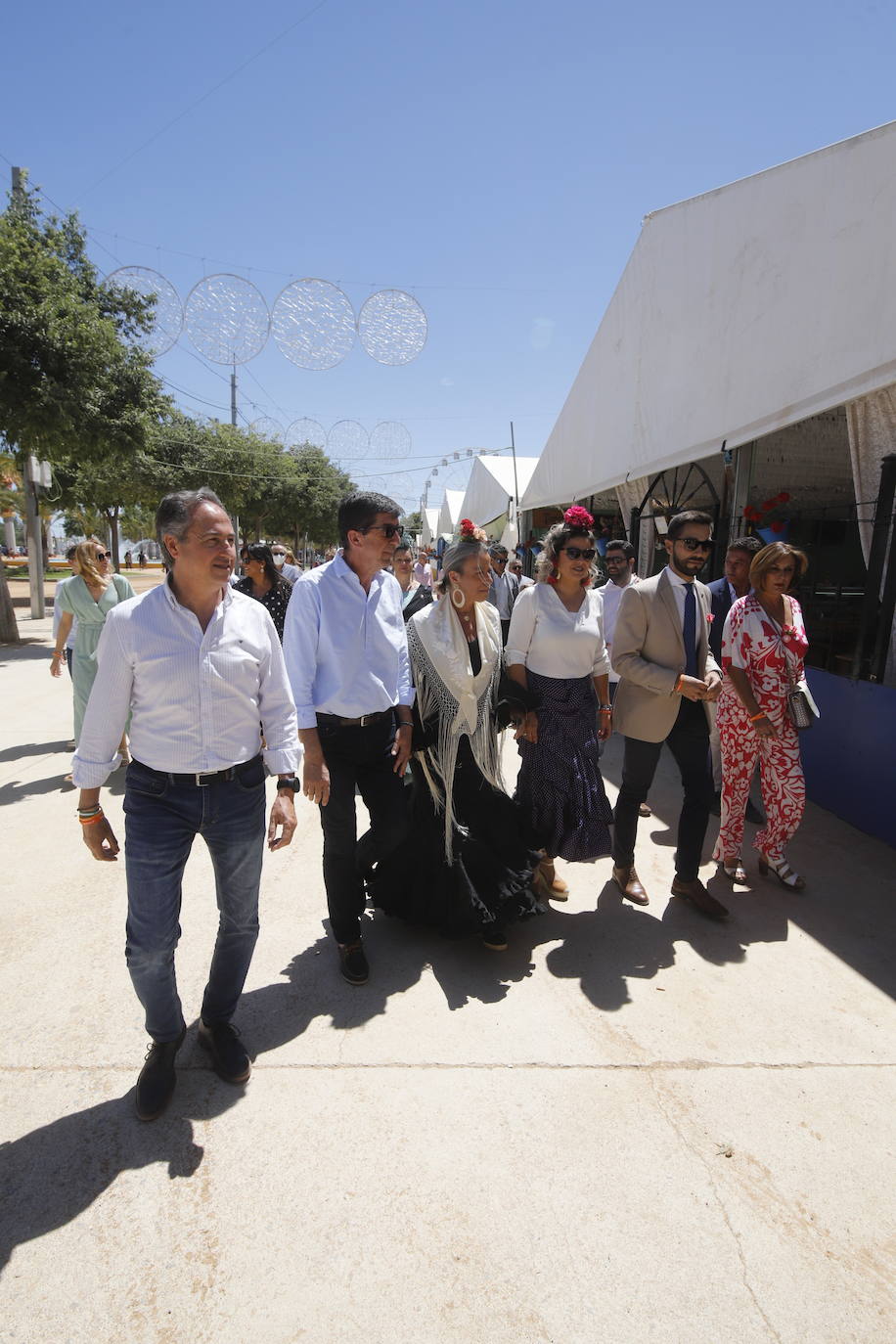 La visita del vicepresidente de la Junta, Juan Marín, a la Feria de Córdoba, en imágenes