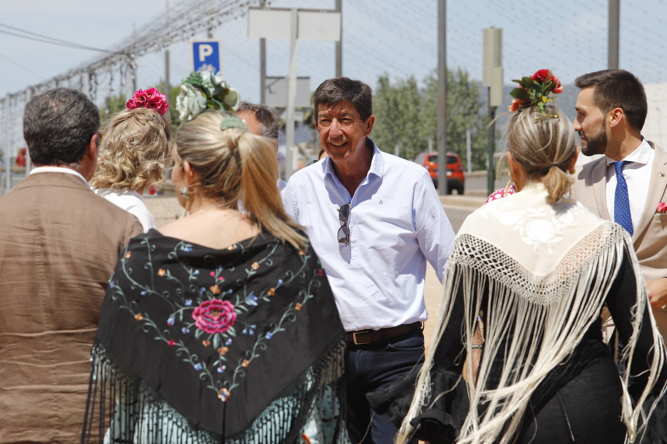 La visita del vicepresidente de la Junta, Juan Marín, a la Feria de Córdoba, en imágenes