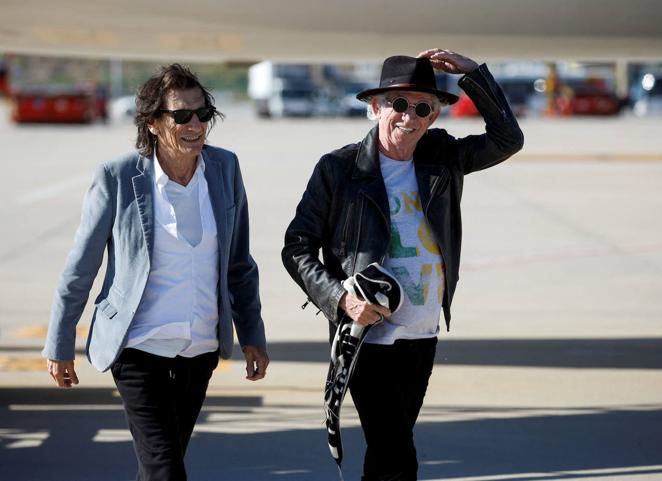 En imágenes: así ha sido la llegada de los Rolling Stones a Madrid