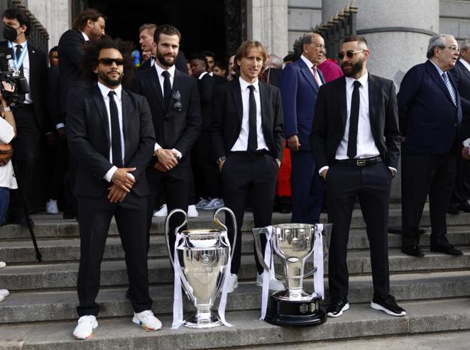 El Real Madrid celebra la Champions con la afición, en imágenes