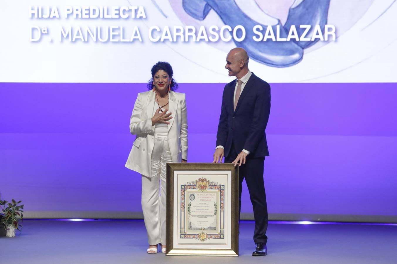 Acto de entrega de las Medallas de Sevilla