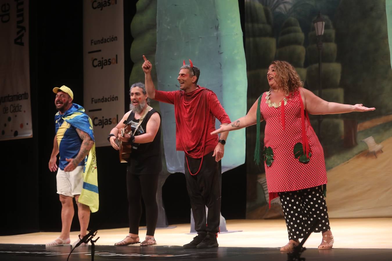 Fotos: Cuarteto &#039;Al Edén que le den&#039; en el COAC 2022. Carnaval de Cádiz