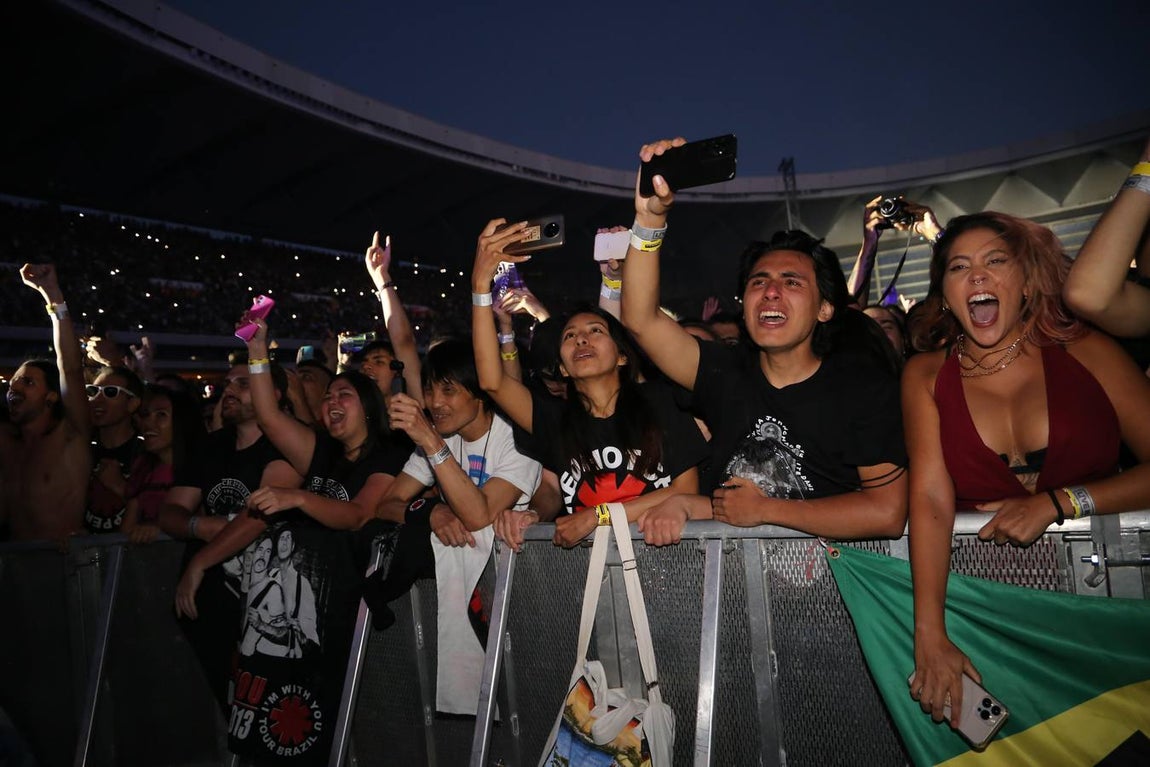 Concierto de Red Hot Chilli Peppers en Sevilla