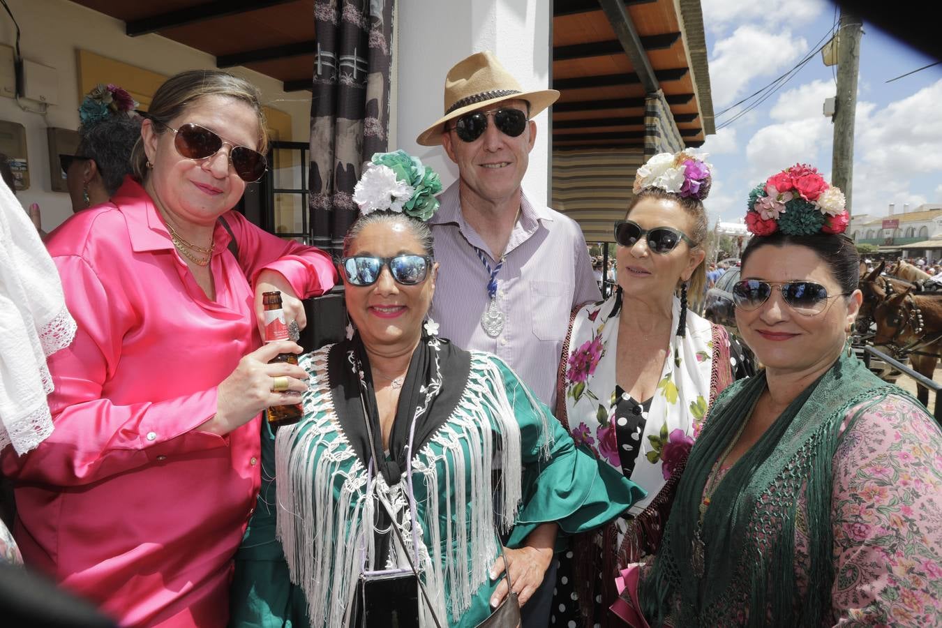 Carmen Párraga, Lola ángulo, Enrique casillas, Lola Baena y Mamen Martínez