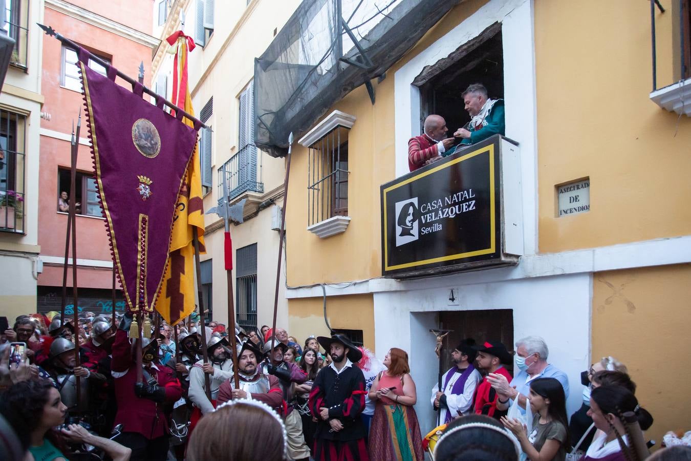 Recreación de 'La rendición de Breda' a cargo del Tercio de Olivares