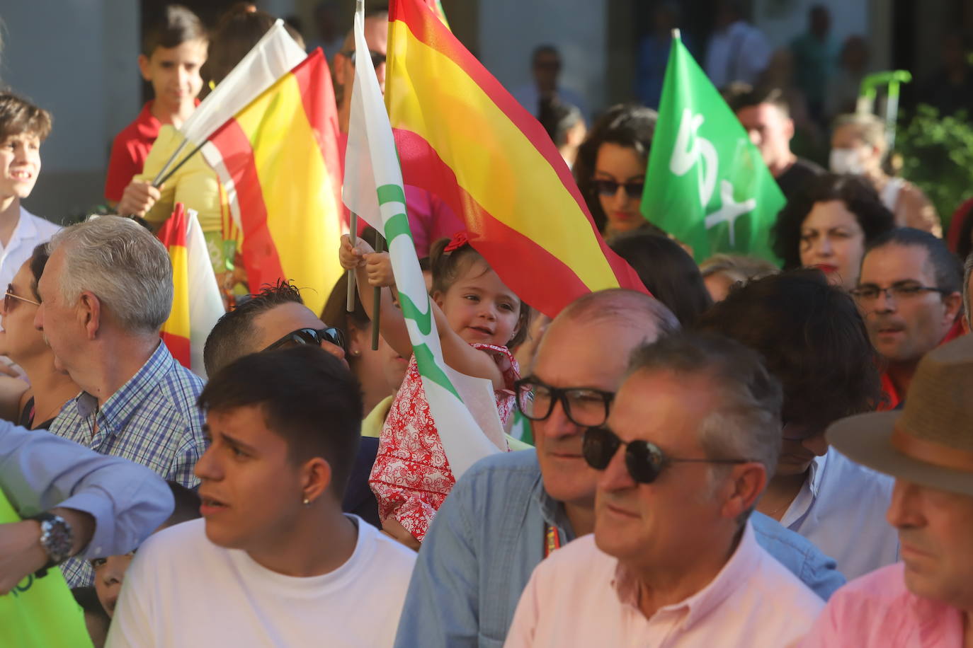 El mitin de Abascal y Olona (Vox) en Córdoba, en imágenes