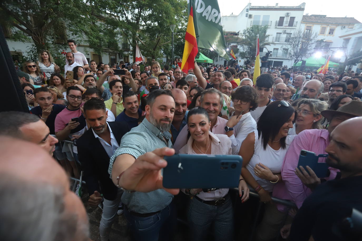 El mitin de Abascal y Olona (Vox) en Córdoba, en imágenes