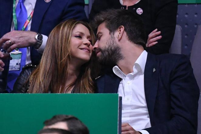 Mutua Madrid Open. Shakira y Piqué, en el Mutua Madrid Open disfrutando de la Copa Davis, que adquirió el futbolista catalán.