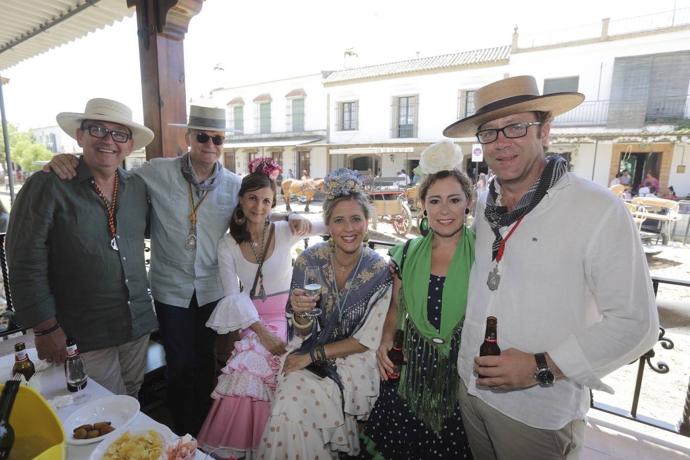 Narciso Hidalgo, Nicolás Alberca, Concha Soto, Cristina Delgado, María Delgado y Eduardo Arnaud