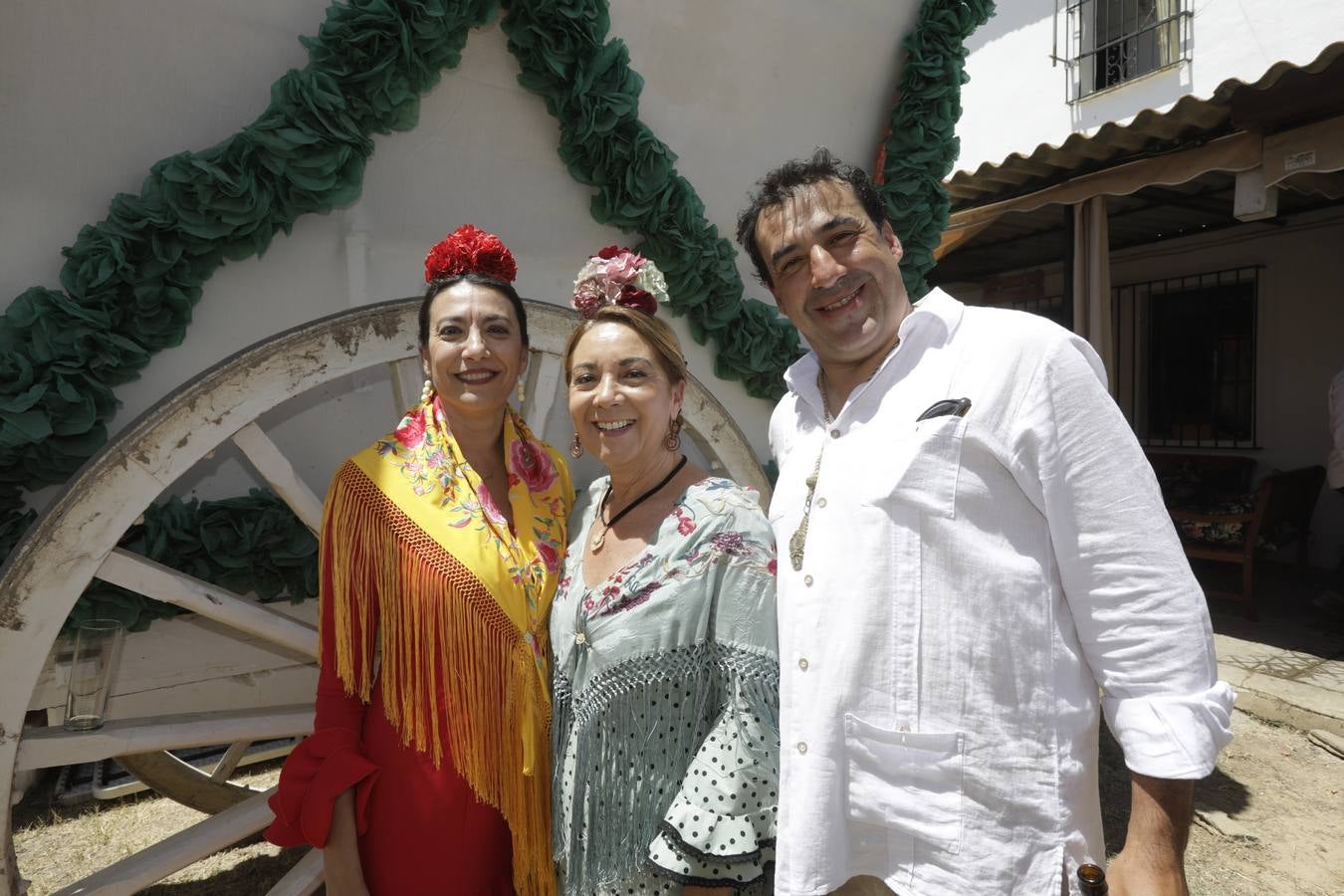 Ana Pérez, María Luisa Morilla y Álvaro Peregil