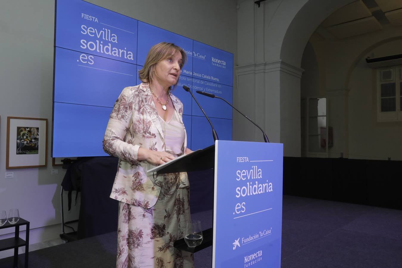 María Jesús Catalá en la Fiesta de Sevilla Solidaria