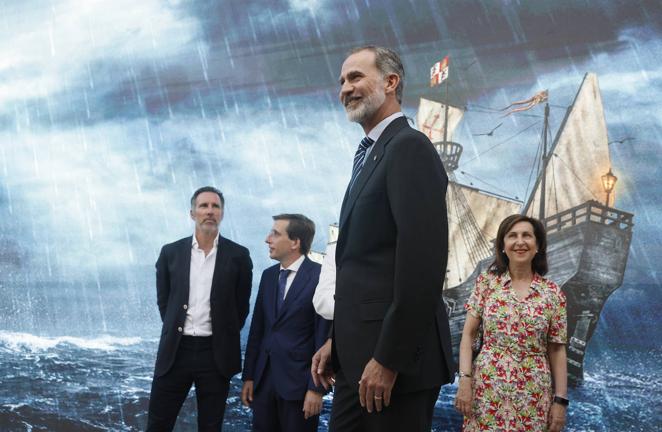 También estuvo la ministra de Defensa Margarita Robles. 