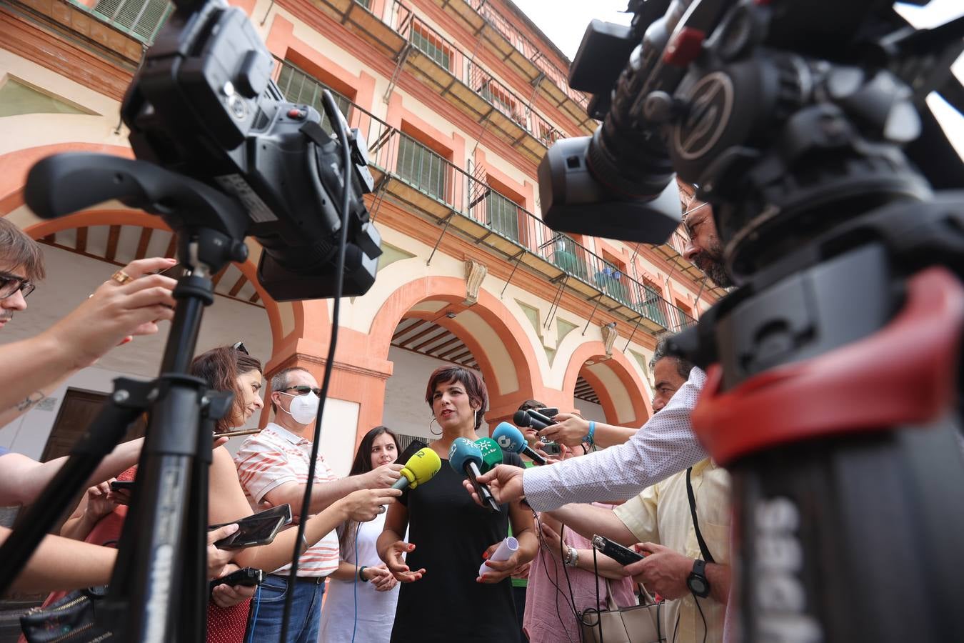 La visita de Teresa Rodríguez a Córdoba, en imágenes