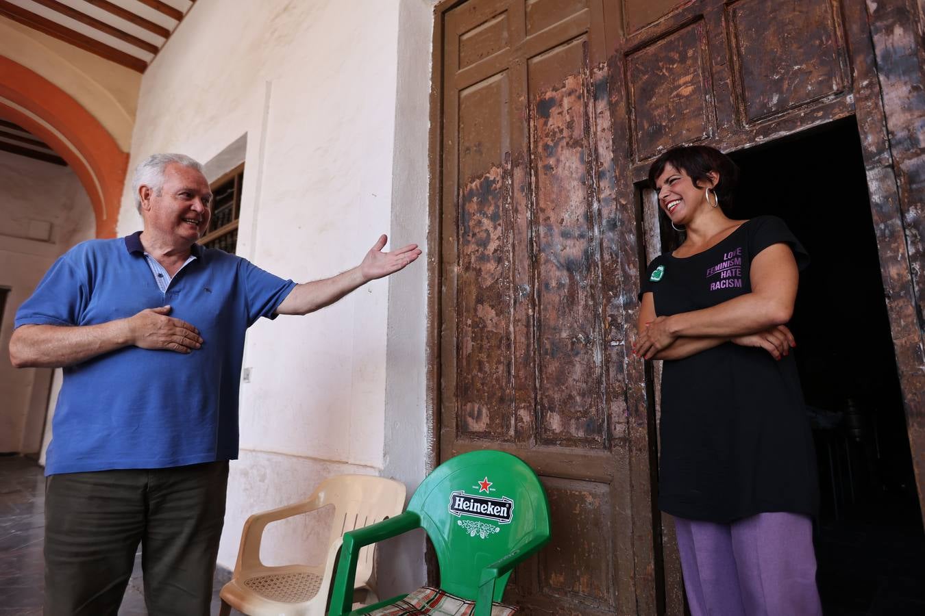 La visita de Teresa Rodríguez a Córdoba, en imágenes