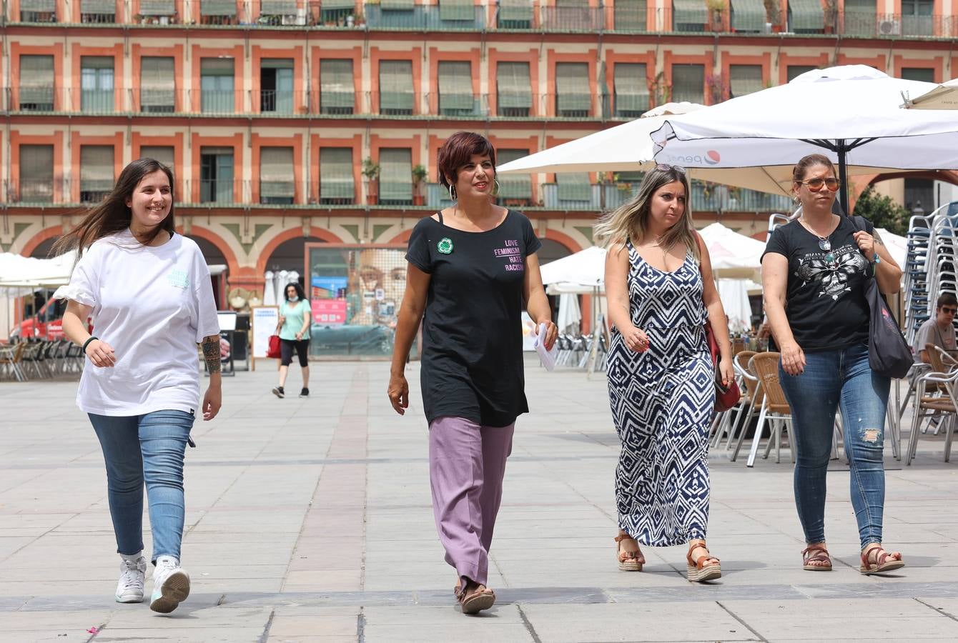 La visita de Teresa Rodríguez a Córdoba, en imágenes