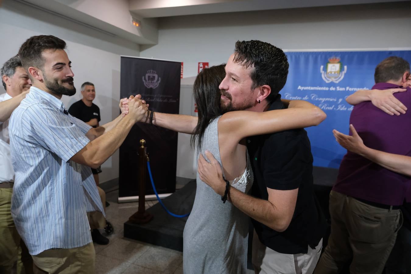 Fotos: Pablo Iglesias en San Fernando