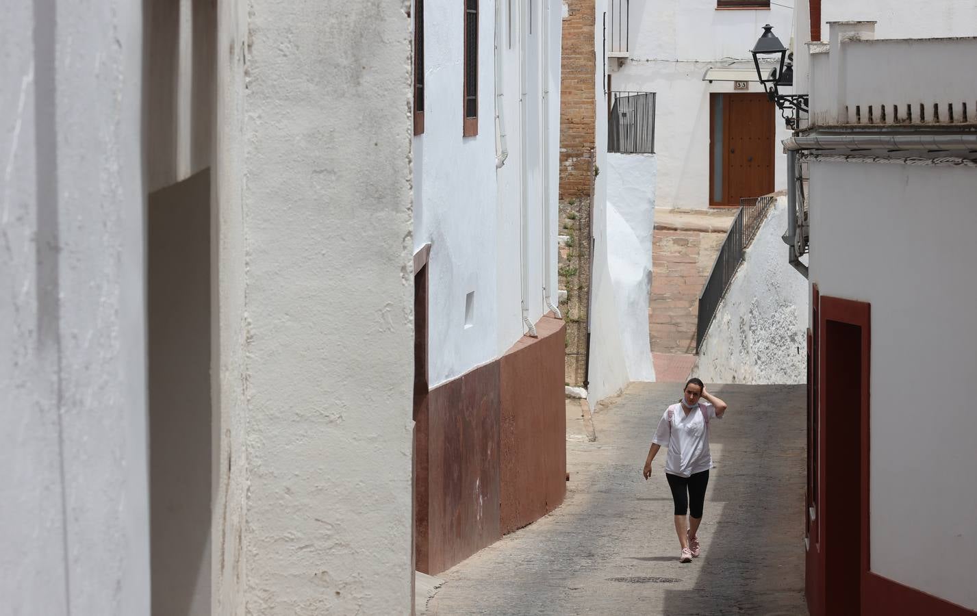 La vida en Montoro bajo el calor intenso, en imágenes