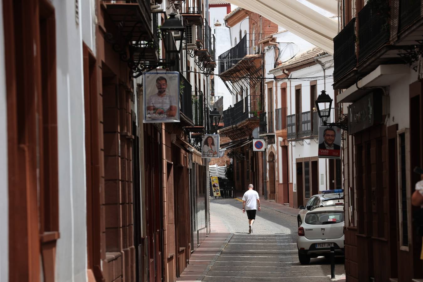 La vida en Montoro bajo el calor intenso, en imágenes