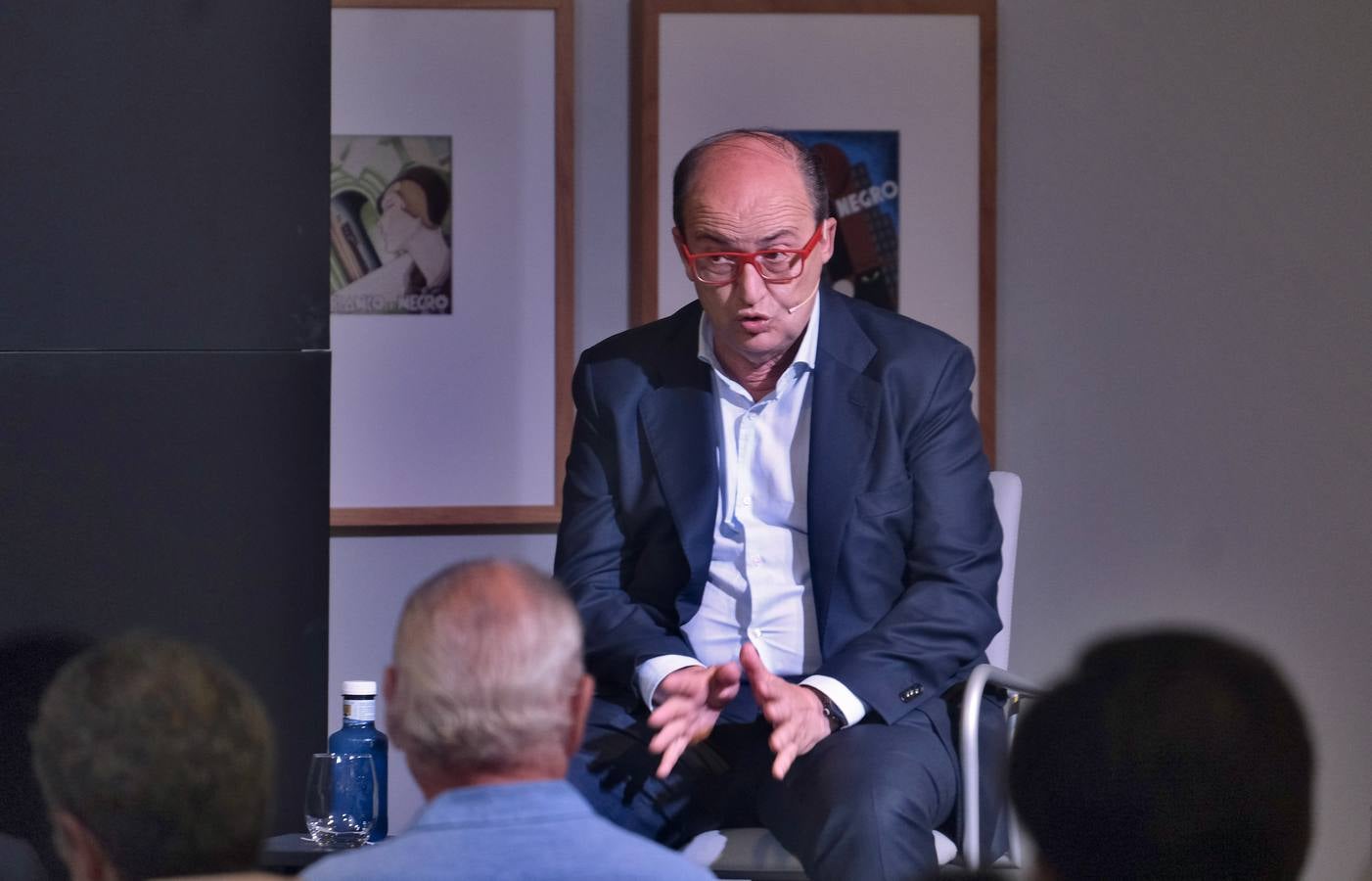 Encuentro con José Castro, presidente del Sevilla FC, en imágenes