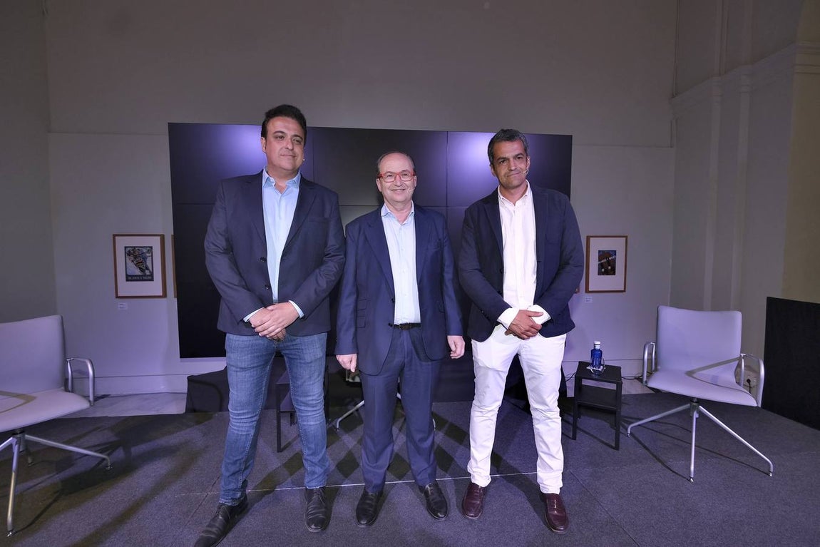 Encuentro con José Castro, presidente del Sevilla FC, en imágenes